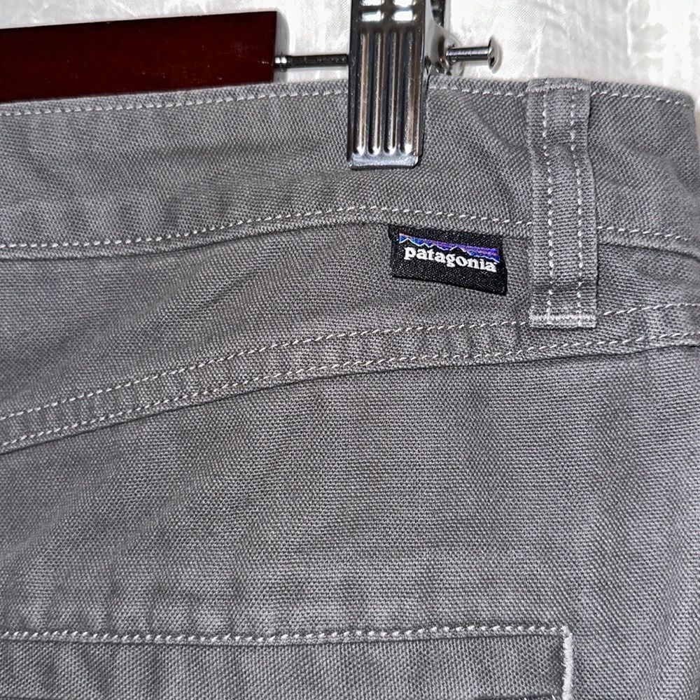 patagonia 6 Gray Mini Pencil Skirt 💯 Organic Cotton Plain Inner Details - Picture 12 of 15